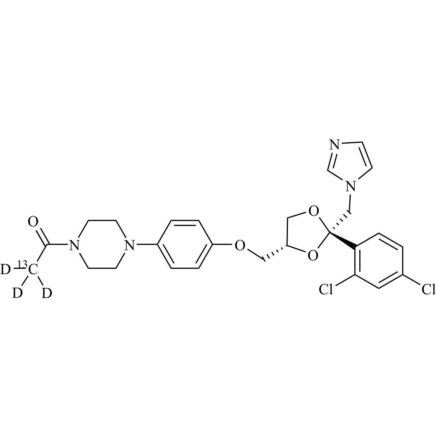 Picture of (-)-Ketoconazole-13C-d3