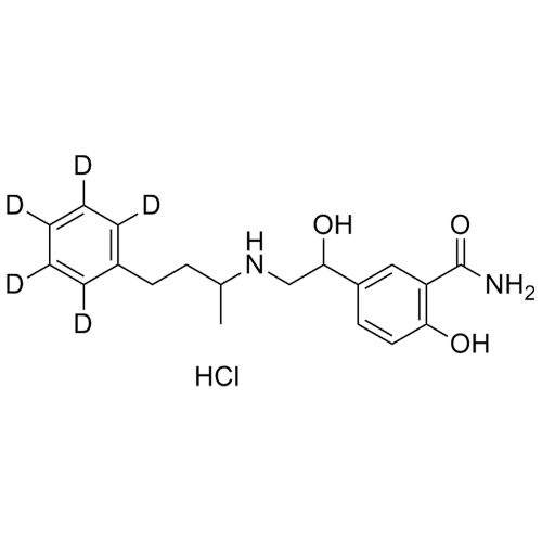 Show details for Labetalol-d5 HCl (Mixture of Diastereomers) Picture of Labetalol-d5 HCl (Mixture of Diastereomers)