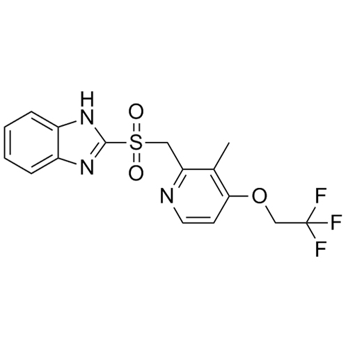Show details for Lansoprazole EP Impurity B   (Lansoprazole Sulfone) Picture of Lansoprazole EP Impurity B   (Lansoprazole Sulfone)