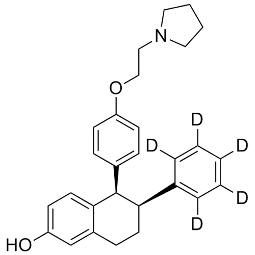 Show details for Lasofoxifene-d5 Picture of Lasofoxifene-d5