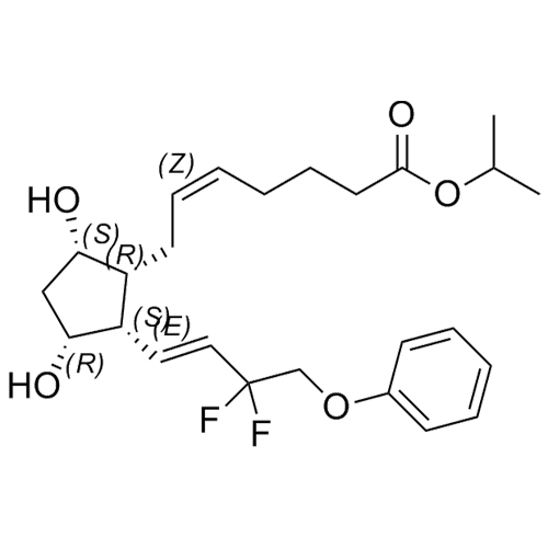 Show details for Tafluprost Impurity 2 (Tafluprost (1R,2S,3R,5S)-Isomer) Picture of Tafluprost Impurity 2 (Tafluprost (1R,2S,3R,5S)-Isomer)