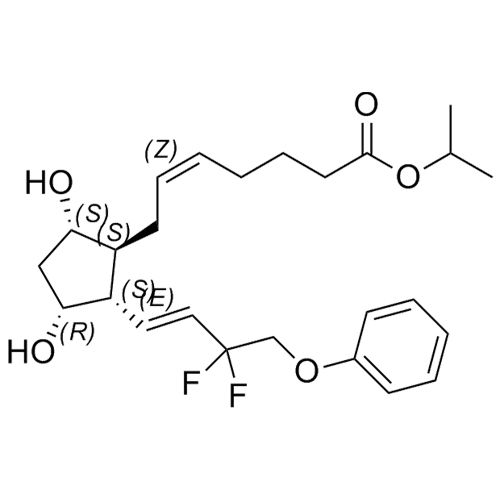 Picture of Tafluprost Impurity 3 (Tafluprost (1S,2S,3R,5S)-Isomer)