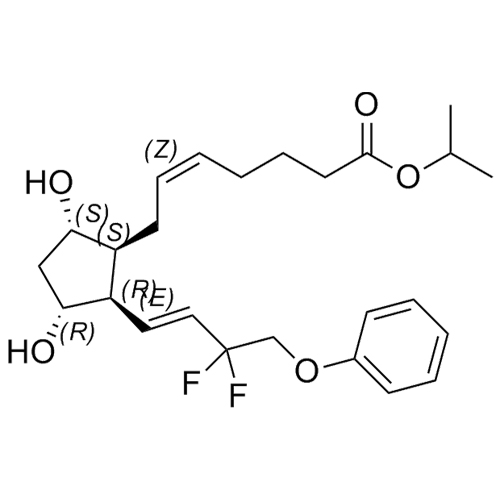 Show details for Tafluprost Impurity 4 (Tafluprost (1S,2R,3R,5S)-Isomer) Picture of Tafluprost Impurity 4 (Tafluprost (1S,2R,3R,5S)-Isomer)