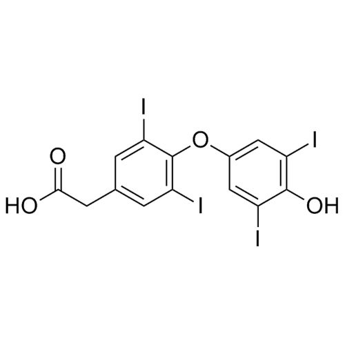 Picture of 2-(4-(4-Hydroxy-3,5-diiodophenoxy)-3,5-diiodophenyl)acetic acid