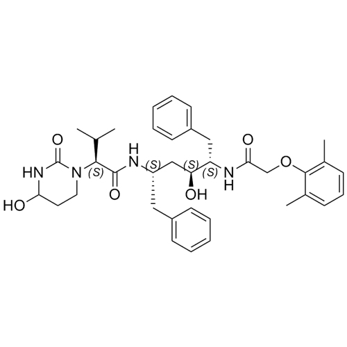 Show details for Lopinavir Metabolite M3-M4 (Mixture of Diastereomers) Picture of Lopinavir Metabolite M3-M4 (Mixture of Diastereomers)