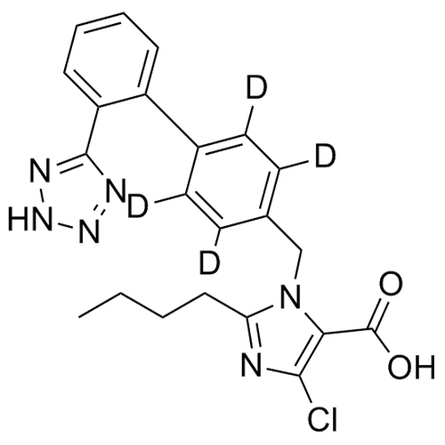 Show details for Losartan Carboxylic Acid-d4 Picture of Losartan Carboxylic Acid-d4