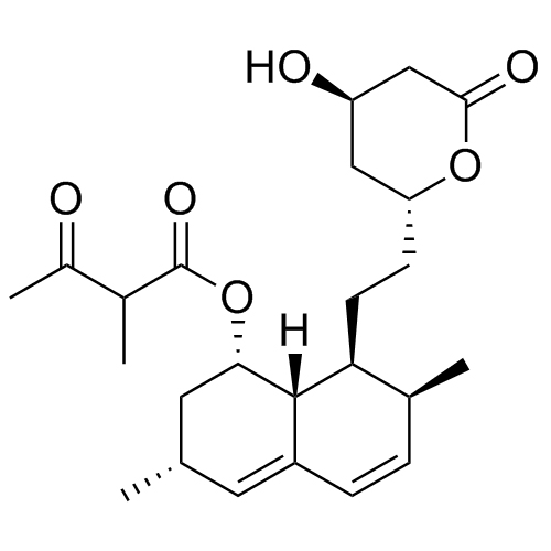 Picture of Lovastatin Impurity 2 (Mixture of Diastereomers)