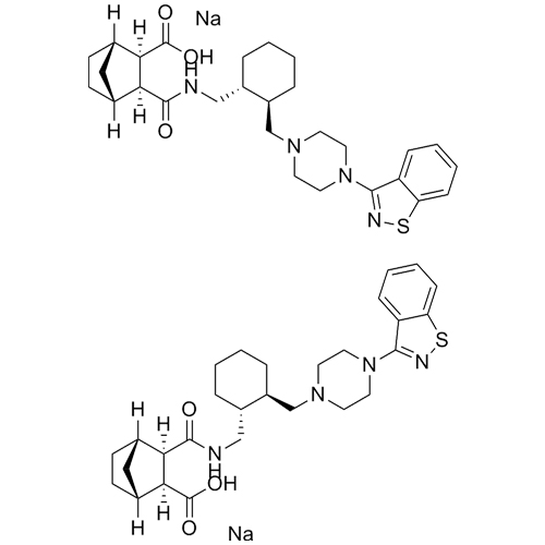 Picture of Lurasidone Impurity 8 Sodium Salt (Mixture of Diastereomers)