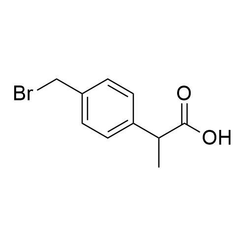 Picture of 2-[4-(Bromomethyl)phenyl]propionic Acid