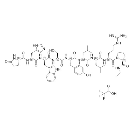 Show details for Leuprolide (Leuprorelin) EP Impurity E TFA Salt Picture of Leuprolide (Leuprorelin) EP Impurity E TFA Salt