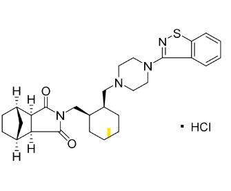 Picture of exo-cis-Lurasidone Hydrochloride, mixture of enantiomers