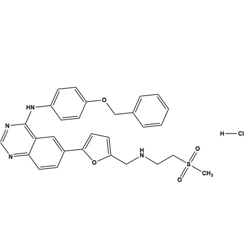 Show details for Lapatinib Deschloro Desfluoro Impurity HCl Picture of Lapatinib Deschloro Desfluoro Impurity HCl