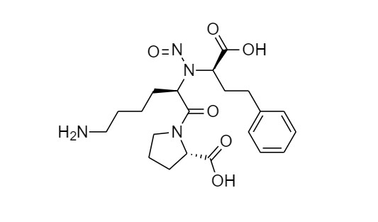Show details for Lisinopril Nitroso Impurity Picture of Lisinopril Nitroso Impurity