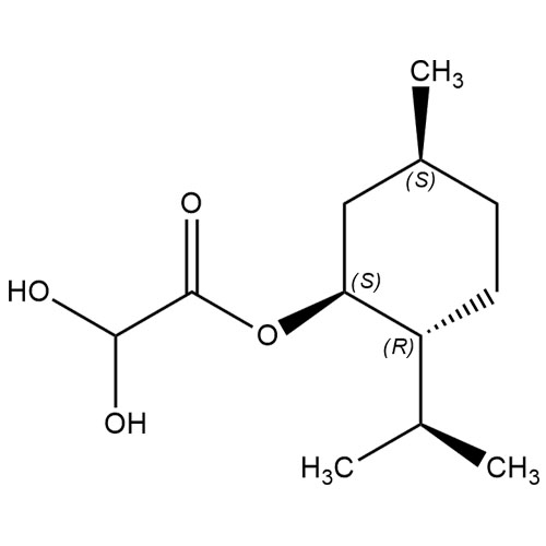 Picture of (1S,2R,5S)-2-isopropyl-5-methylcyclohexyl 2,2-dihydroxyacetate