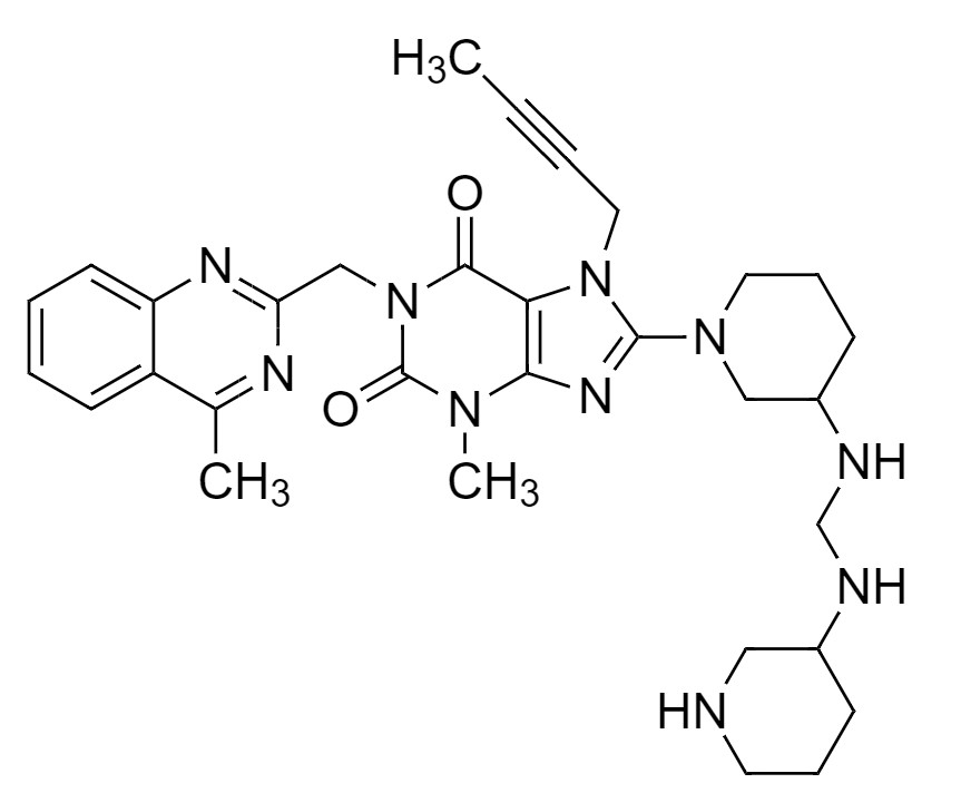 Picture of Linagliptin Amino Piperidine Aminal Adduct