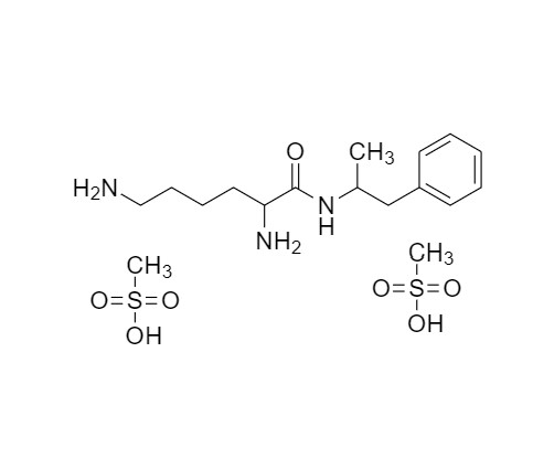 Picture of Lisdexamfetamine Dimesylate (racemic mixture)