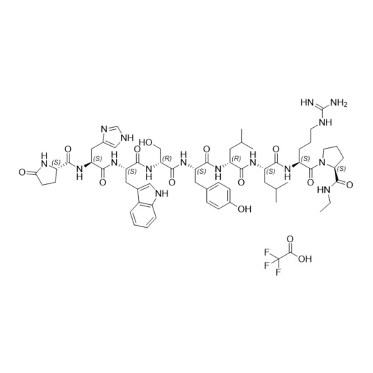 Show details for Leuprolide (Leuprorelin) EP Impurity A (TFA Salt) Picture of Leuprolide (Leuprorelin) EP Impurity A (TFA Salt)