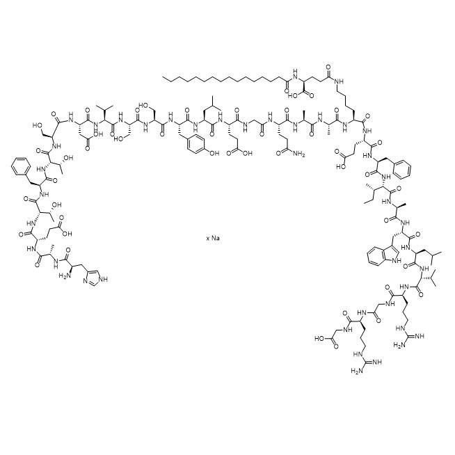 Picture of Liraglutide Des-Gly (4) Na Salt
