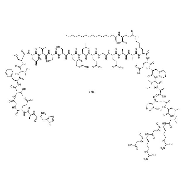Picture of Liraglutide Kyn(25) Impurity Na Salt