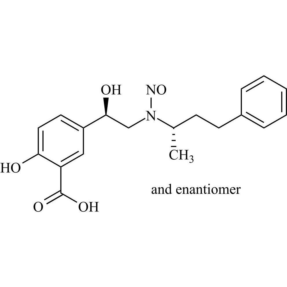 Show details for N-Nitroso Labetalol EP Impurity A (N-Nitroso Labetalol USP Related Compound A) ((R,S)-Isomer and Enantiomer) Picture of N-Nitroso Labetalol EP Impurity A (N-Nitroso Labetalol USP Related Compound A) ((R,S)-Isomer and Enantiomer)