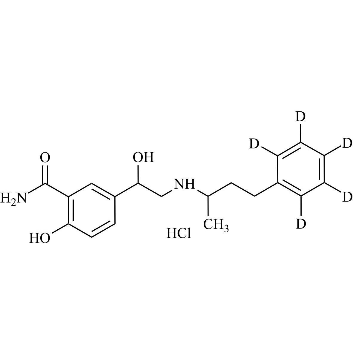 Picture of Labetalol-d5 HCl (Mixture of Diastereomers)