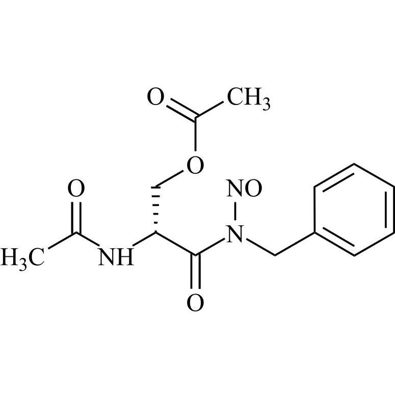 Show details for N2-Nitroso Lacosamide EP Impurity B (R-Isomer) (N2-Nitroso Lacosamide USP Related Compound B (R-Isomer), N2-Nitroso O-Acetyl Lacosamide) Picture of N2-Nitroso Lacosamide EP Impurity B (R-Isomer) (N2-Nitroso Lacosamide USP Related Compound B (R-Isomer), N2-Nitroso O-Acetyl Lacosamide)