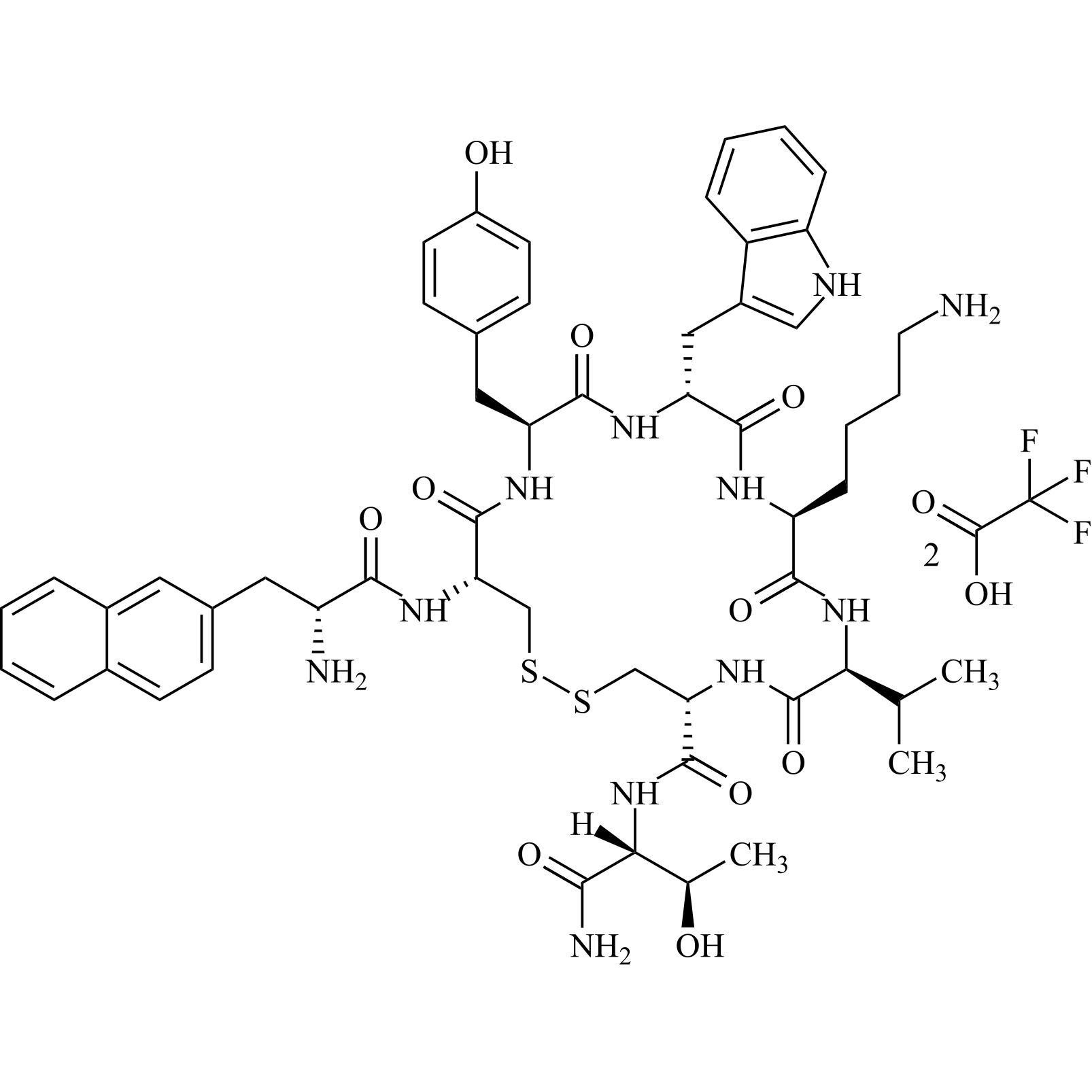 Picture of Lanreotide Impurity 14 Ditrifluoroacetate (D-Allo-Threonine)