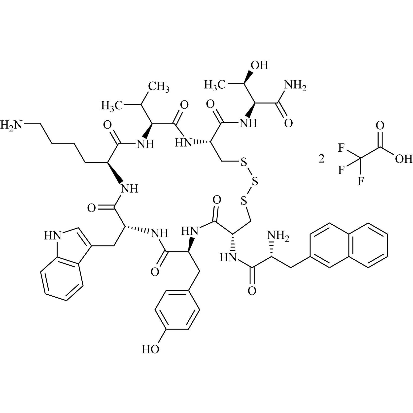 Picture of Lanreotide Impurity 1 Ditrifluoroacetate