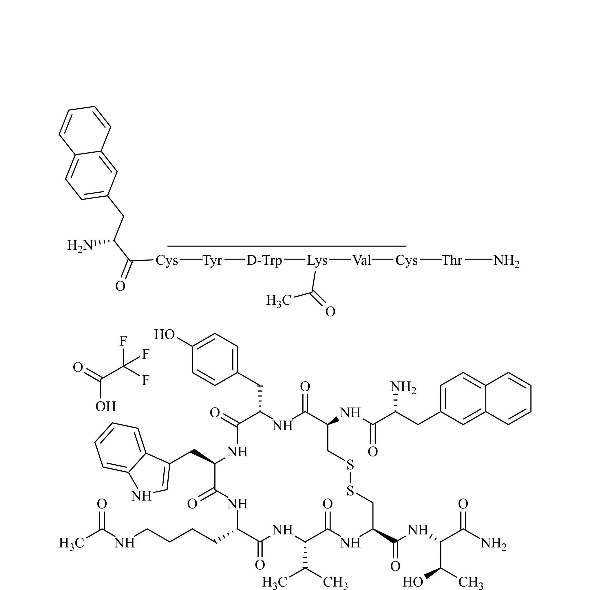 Picture of Lanreotide Impurity 5 Trifluoroacetate
