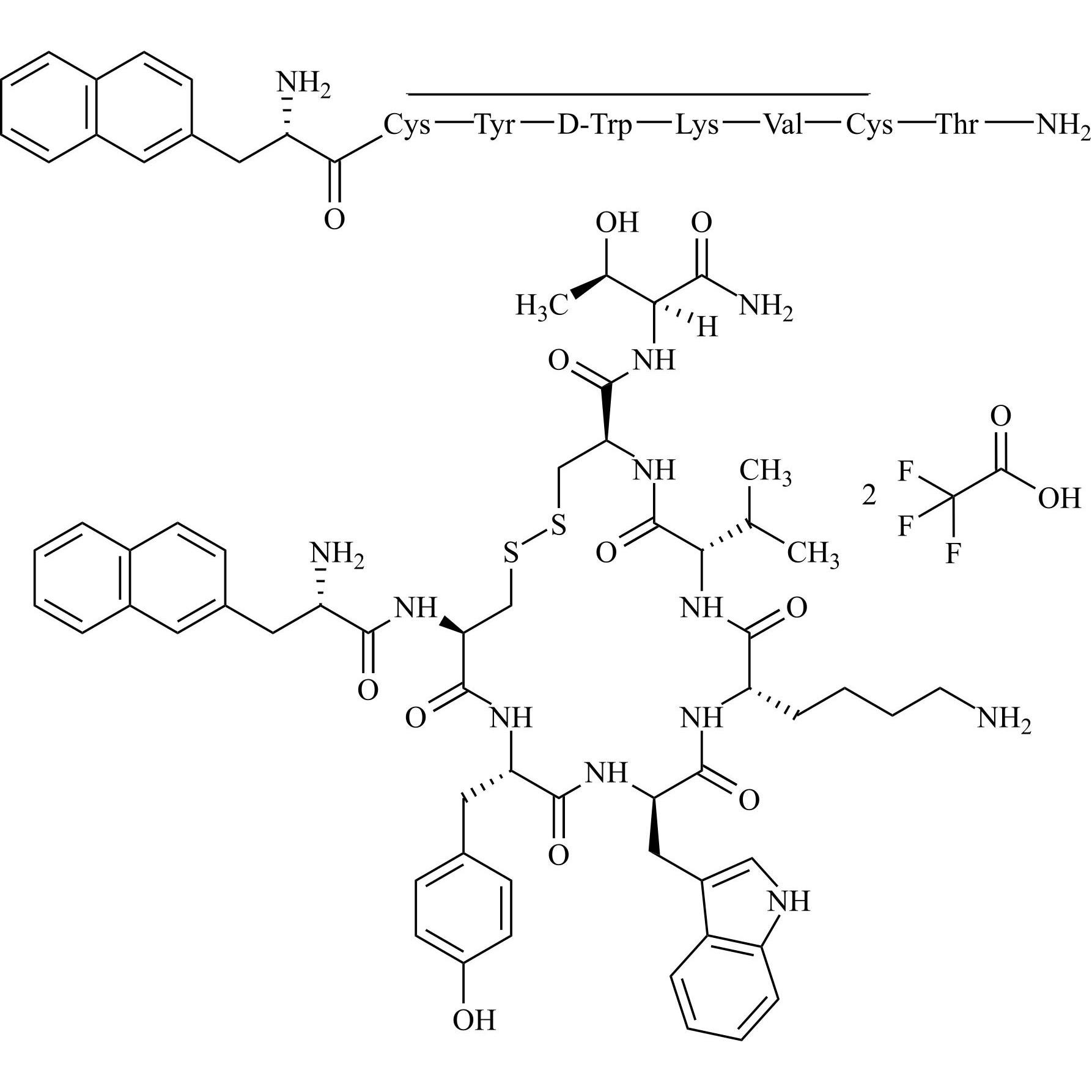 Picture of Lanreotide Impurity 9 Ditrifluoroacetate