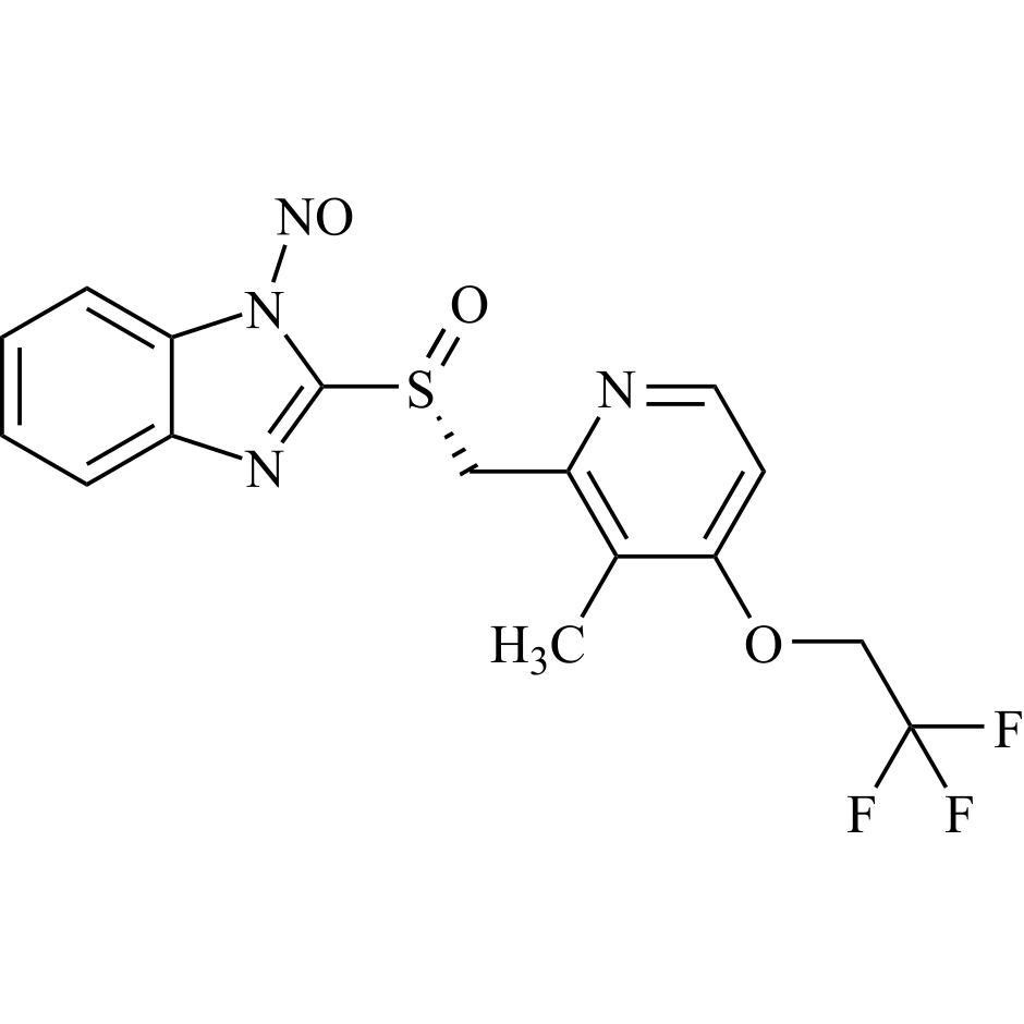 Show details for N-Nitroso (R)-Lansoprazole (N-Nitroso Dexlansoprazole) Picture of N-Nitroso (R)-Lansoprazole (N-Nitroso Dexlansoprazole)