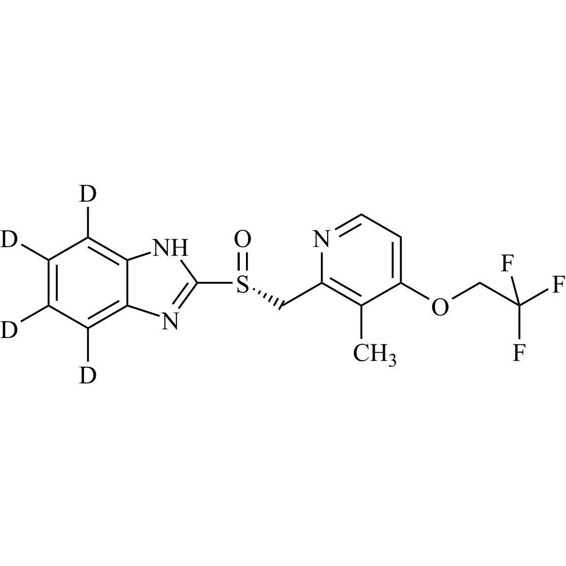 Picture of (R)-Lansoprazole-d4 (Dexlansoprazole-d4)