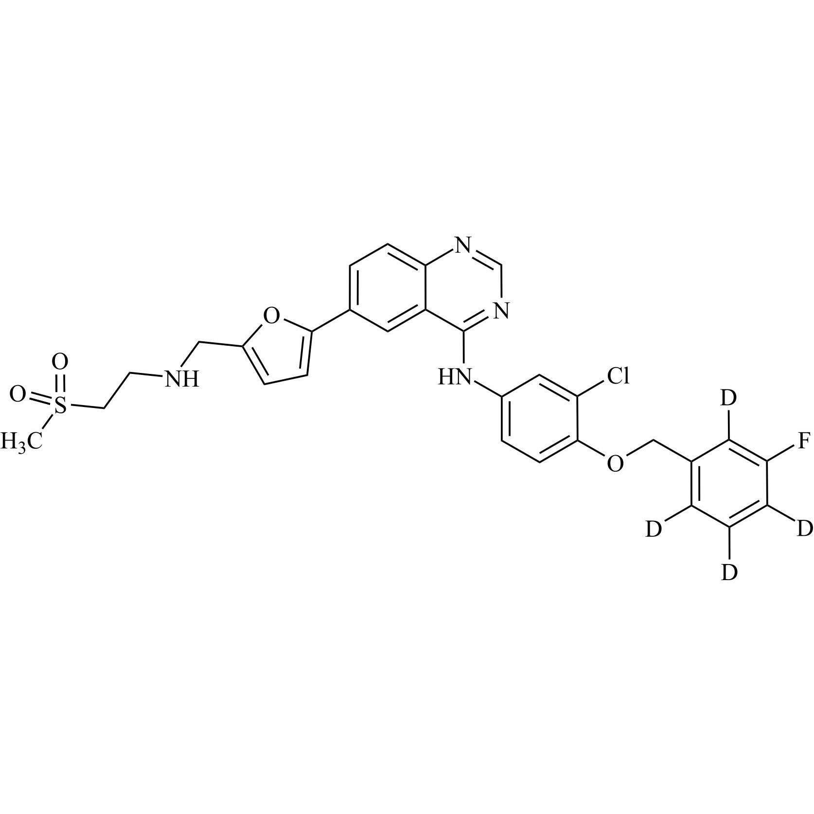Picture of Lapatinib-d4 (5-Fluorophenyl-d4)