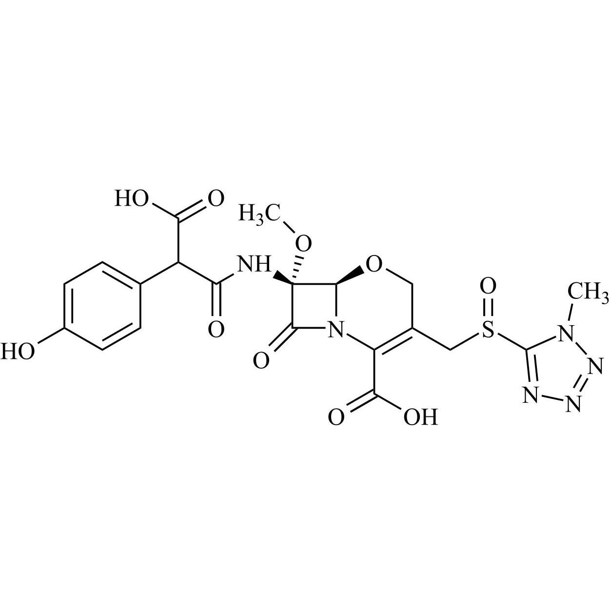 Show details for Latamoxef Impurity 43 (Mixture of Diastereomers) Picture of Latamoxef Impurity 43 (Mixture of Diastereomers)