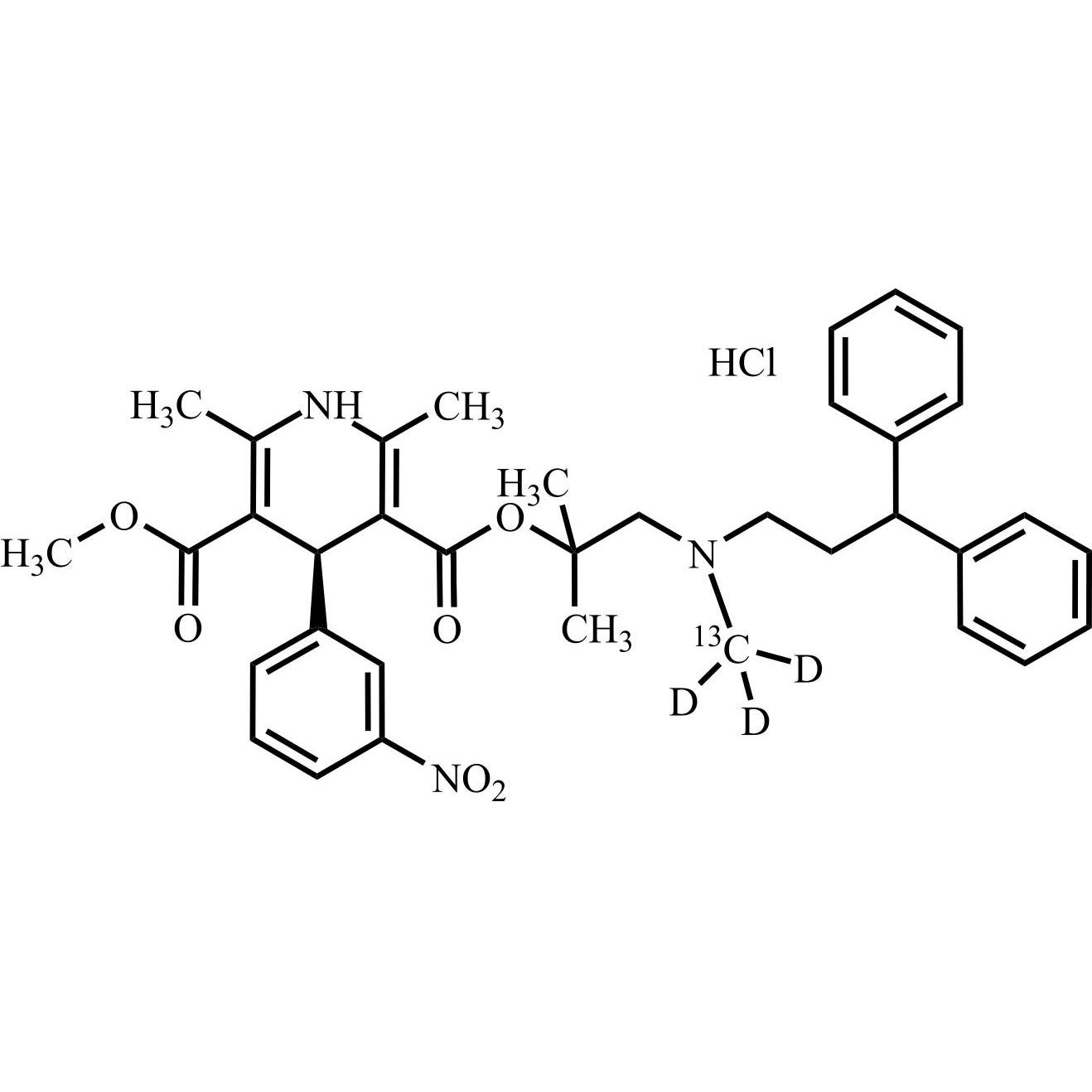 Picture of (S)-Lercanidipine-13C-d3 HCl