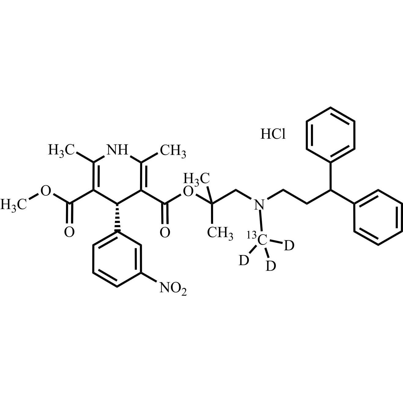 Picture of (R)-Lercanidipine-13C-d3 HCl