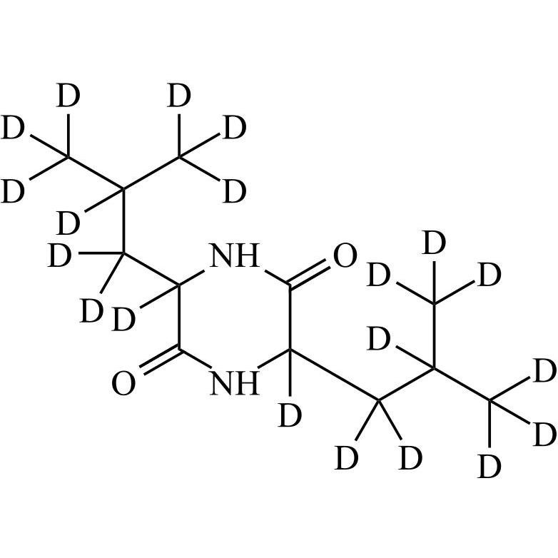 Show details for 3,6-Diisobuyl-2,5-Piperazinedione-d20 Picture of 3,6-Diisobuyl-2,5-Piperazinedione-d20