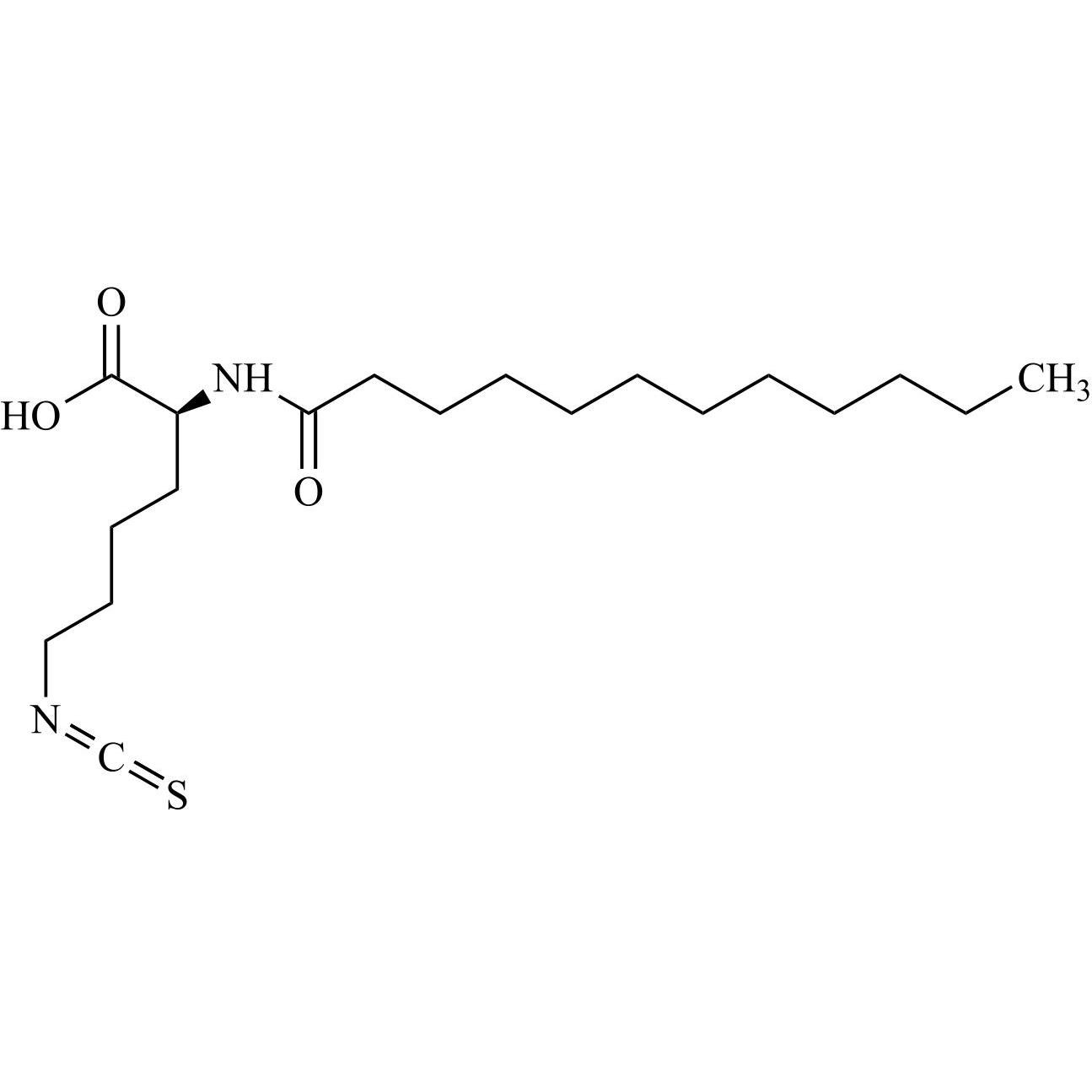 Show details for 6-Isothiocyanato-N-(1-oxododecyl)-L-Norleucine Picture of 6-Isothiocyanato-N-(1-oxododecyl)-L-Norleucine