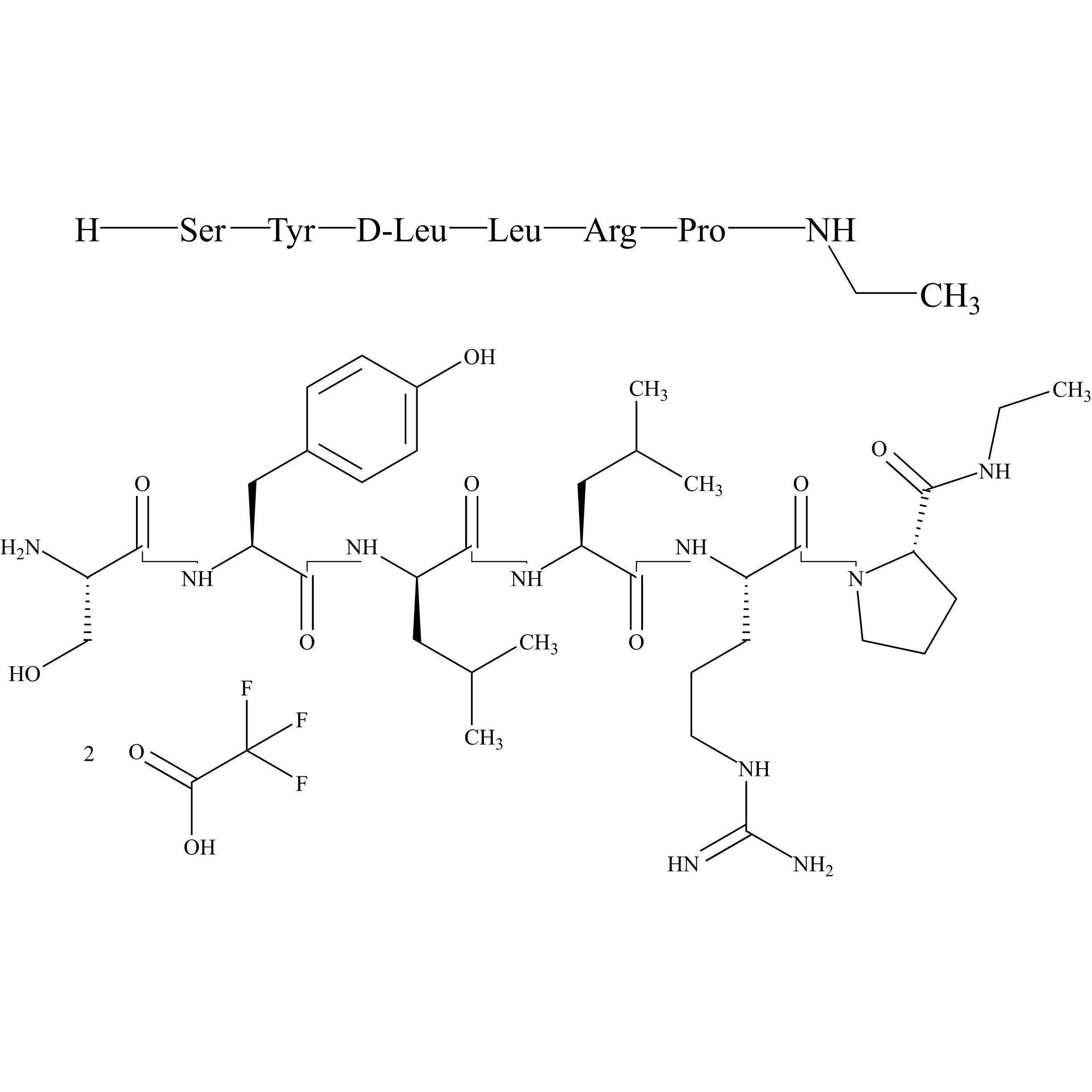 Picture of Leuprorelin (Leuprolide) Impurity 3 Ditrifluoroacetate