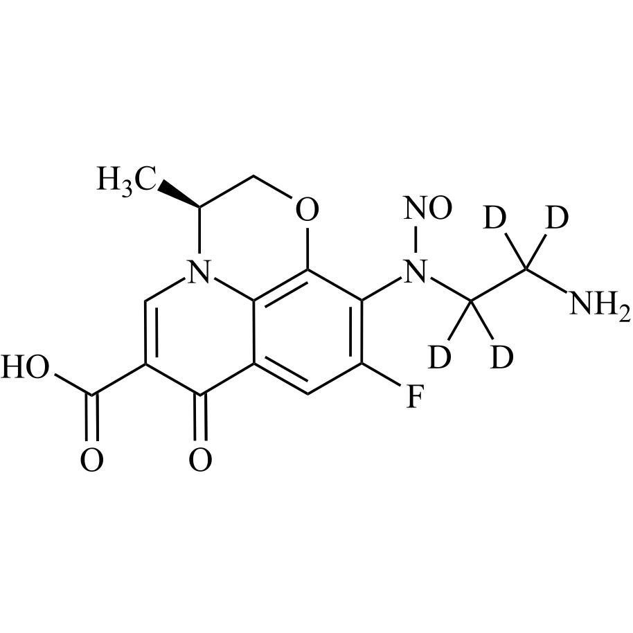 Picture of N-Nitroso Levofloxacin Diamine-d4