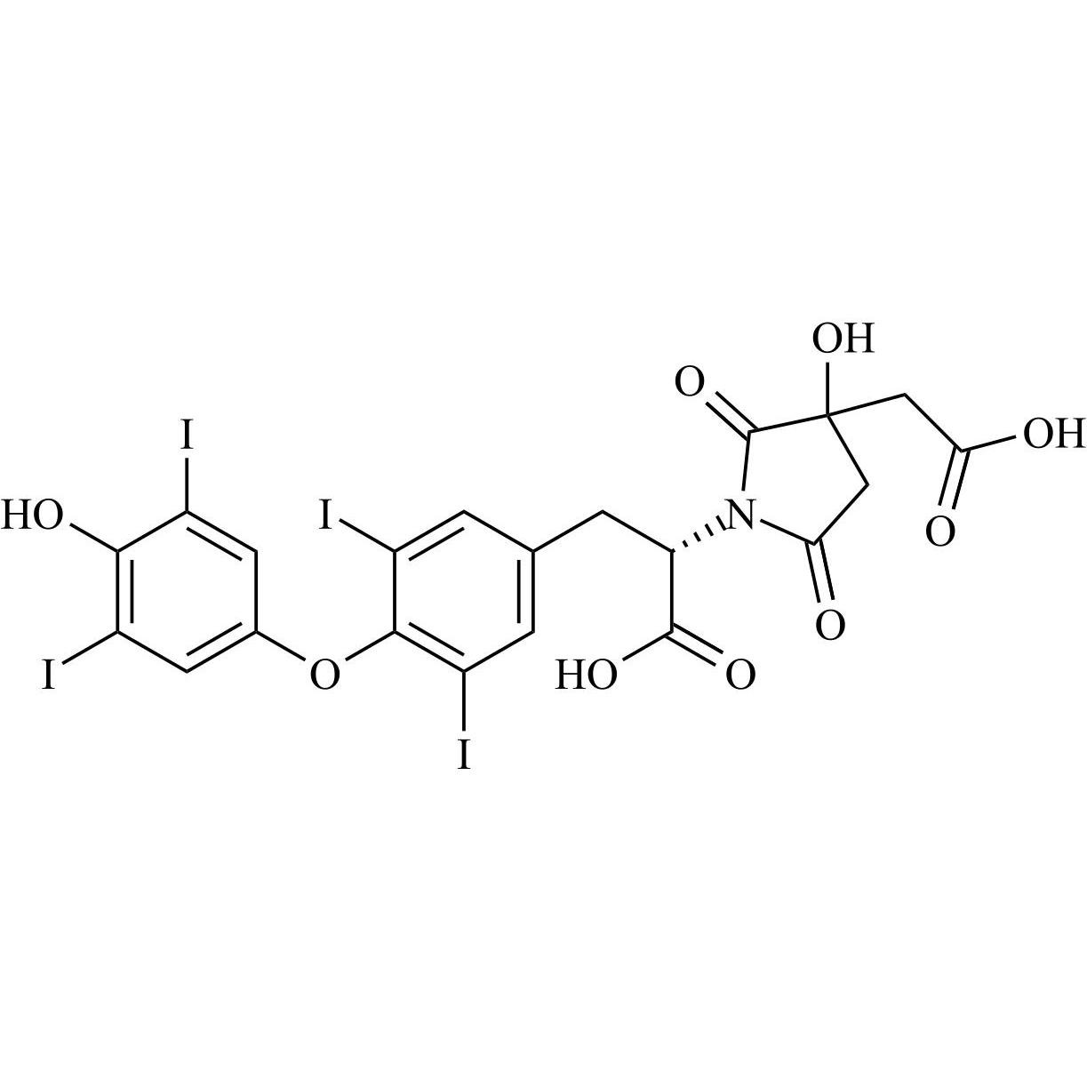Show details for Levothyroxine Impurity 53 (Mixture of Diastereomers) Picture of Levothyroxine Impurity 53 (Mixture of Diastereomers)