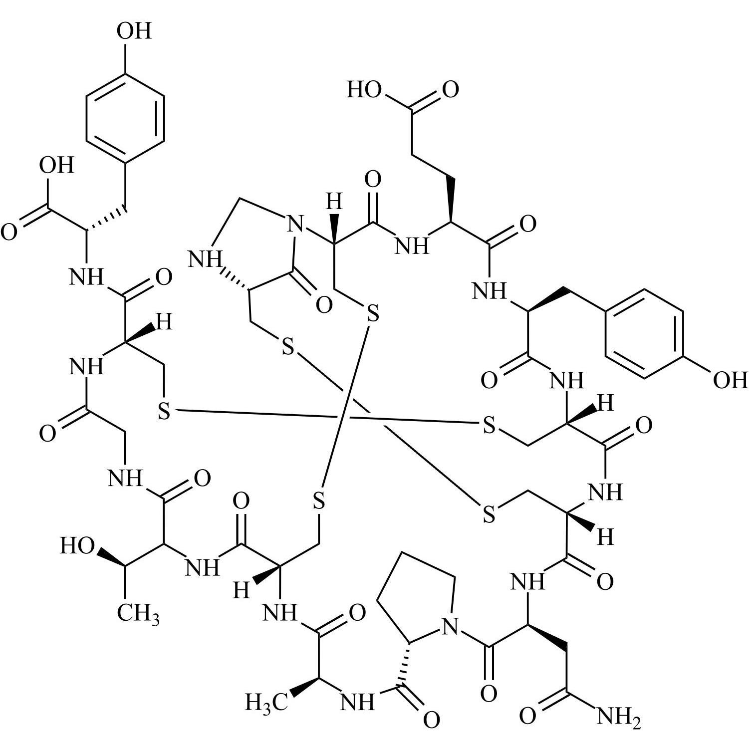 Picture of Linaclotide Cys -Imidazolidinone Acetate Salt
