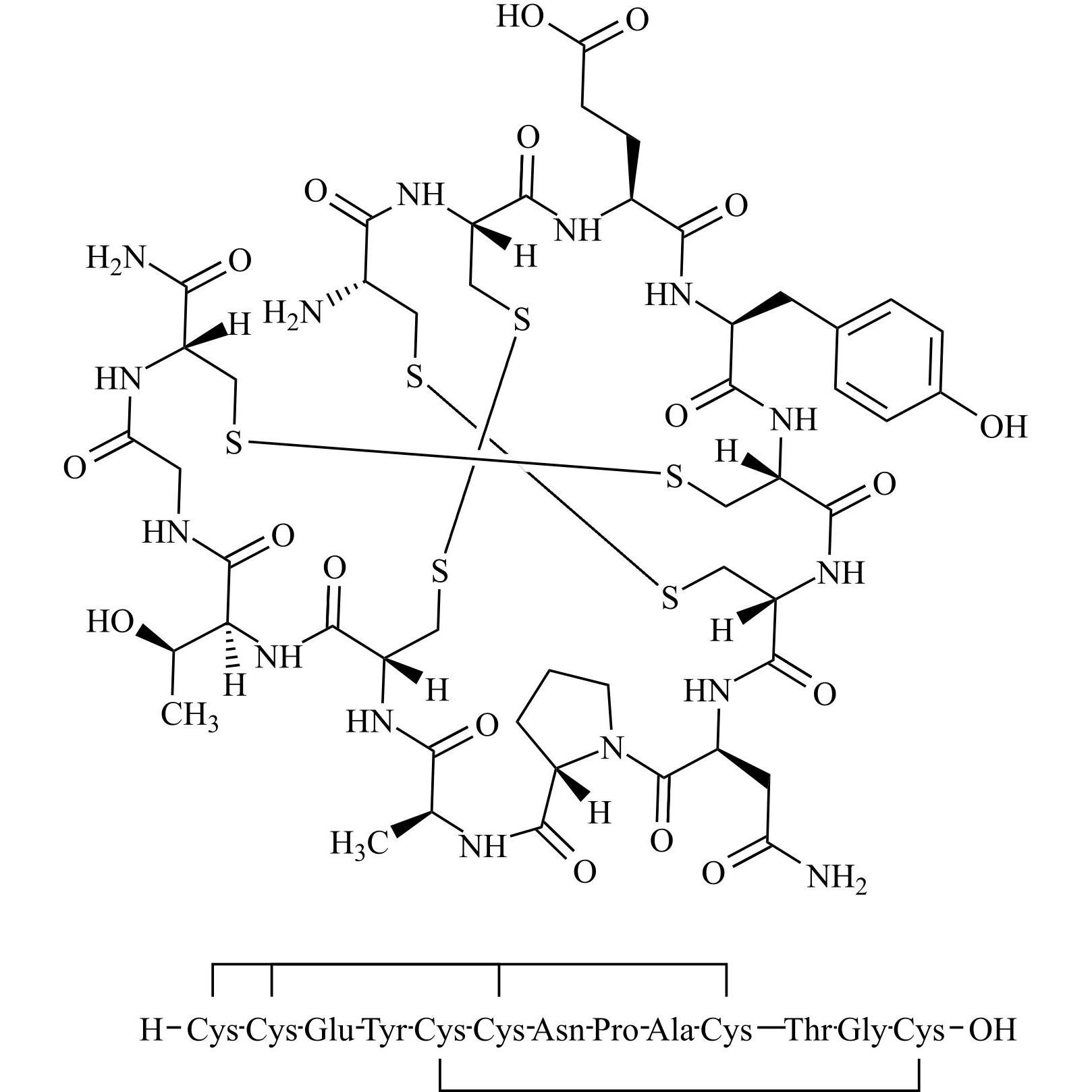 Picture of Linaclotide Impurity 8 (des-Tyr14)