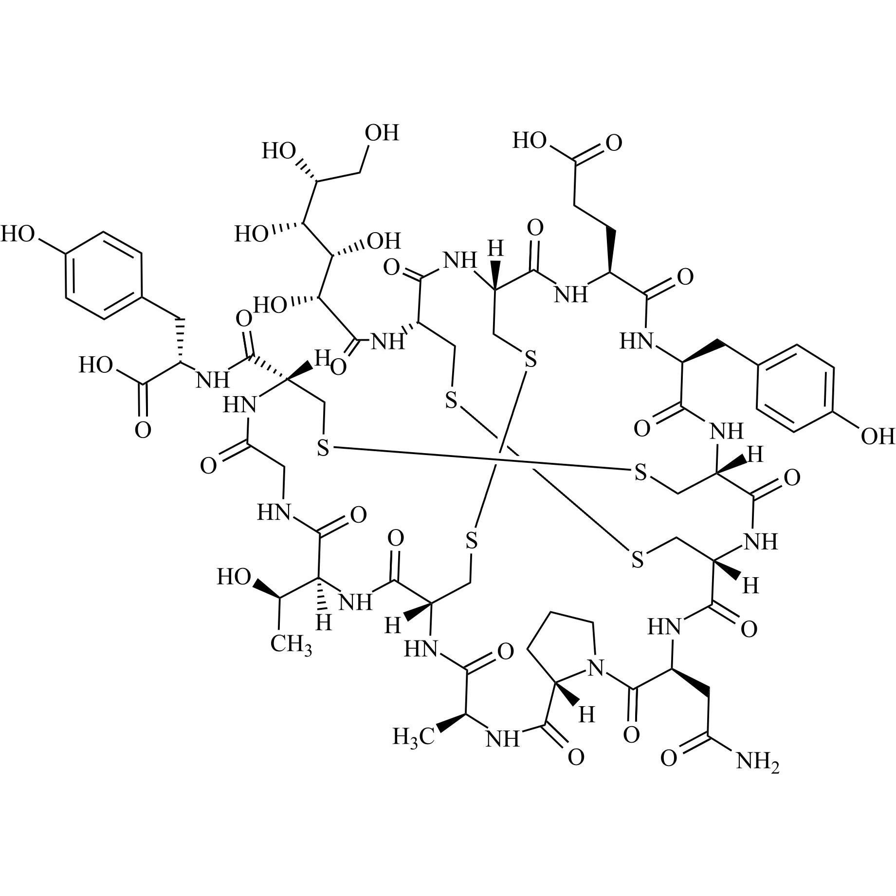 Picture of Linaclotide Impurity 11 (Sulfoxide Cys1)