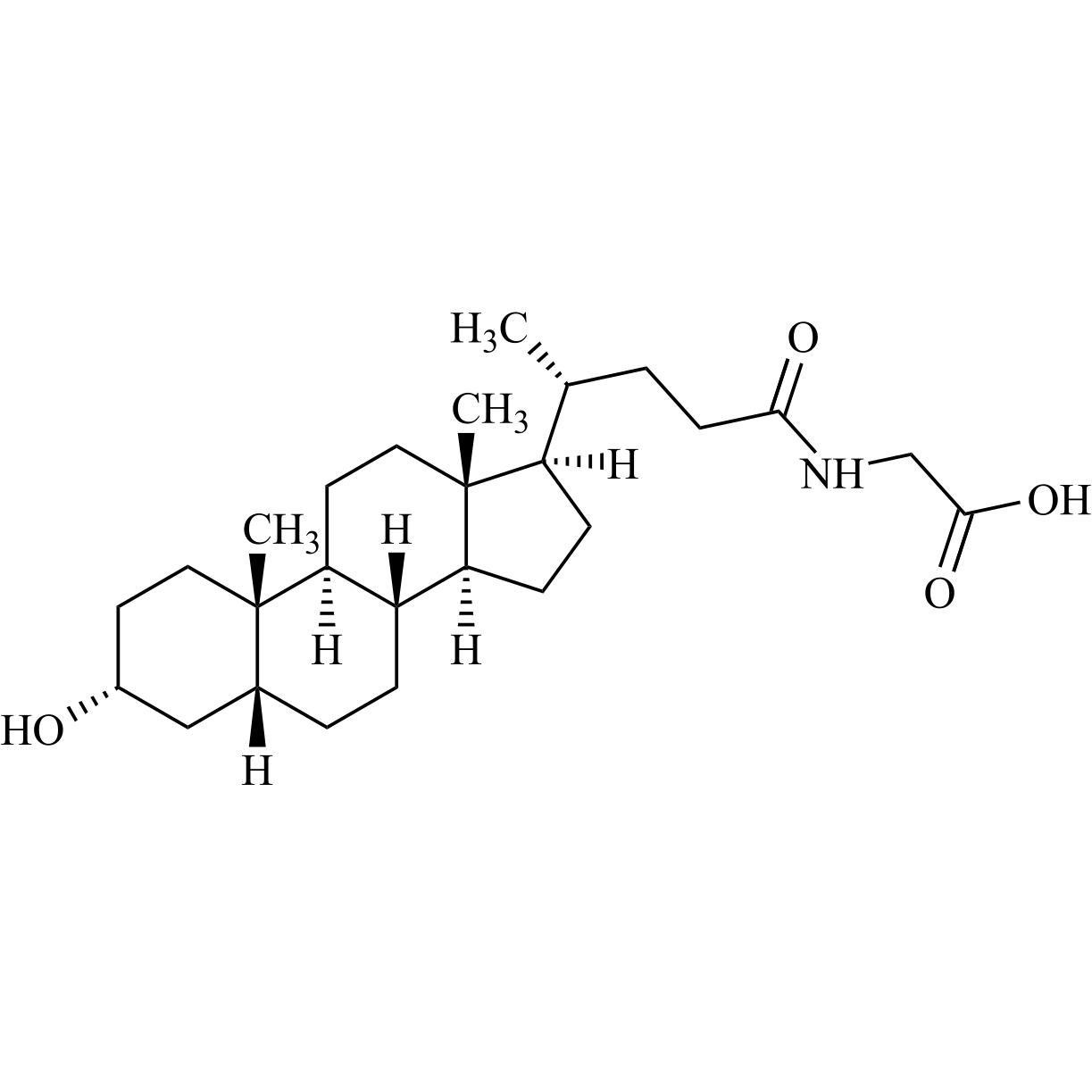 Show details for Glycolithocholic Acid Picture of Glycolithocholic Acid