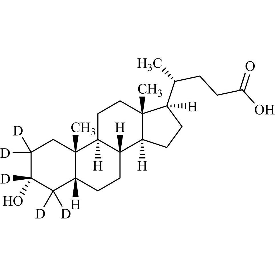 Show details for Lithocholic-2,2,3,4,4-d5 Acid Picture of Lithocholic-2,2,3,4,4-d5 Acid