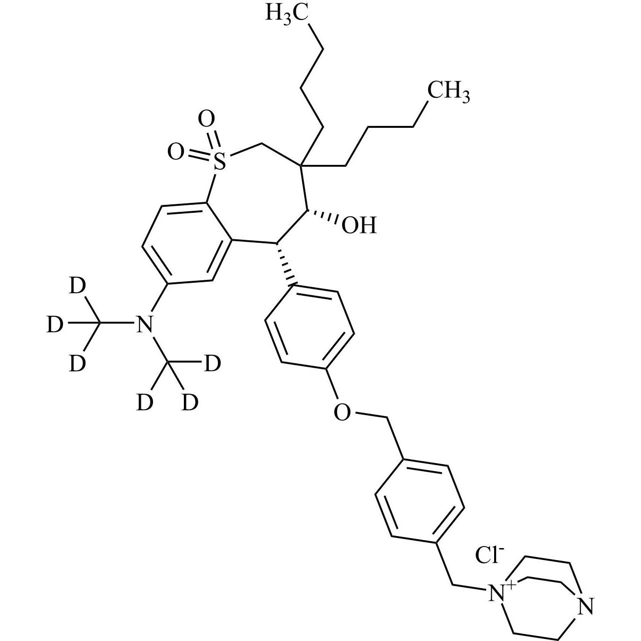 Show details for Lopixibat Chloride-d6 Picture of Lopixibat Chloride-d6