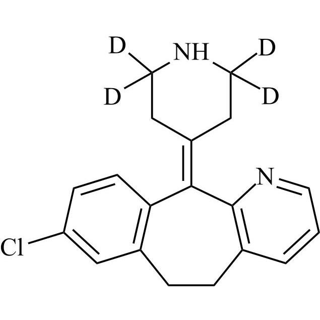 Show details for Loratadine EP Impurity D-d4 (Loratadine USP Related Compound A-d4, Rupatadine EP Impurity B-d4, Desloratadine-d4) Picture of Loratadine EP Impurity D-d4 (Loratadine USP Related Compound A-d4, Rupatadine EP Impurity B-d4, Desloratadine-d4)