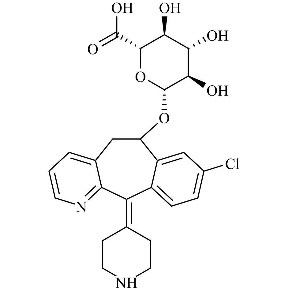 Show details for 6-Hydroxy Desloratadine O-Glucuronide  (Mixture of Isomers) Picture of 6-Hydroxy Desloratadine O-Glucuronide  (Mixture of Isomers)