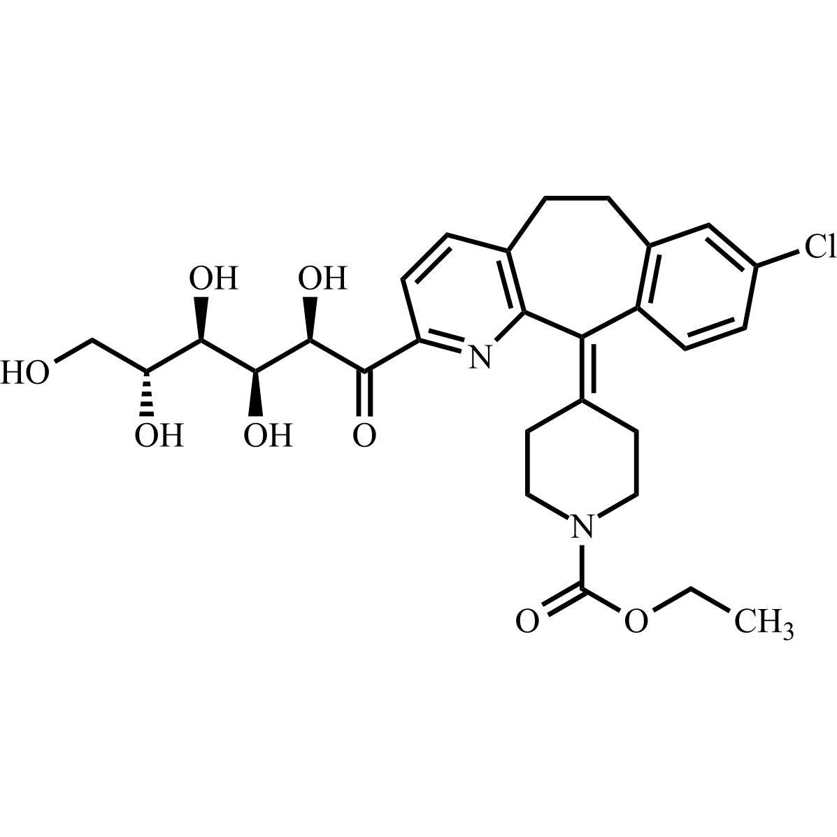 Show details for Loratadine glucose adduct Picture of Loratadine glucose adduct